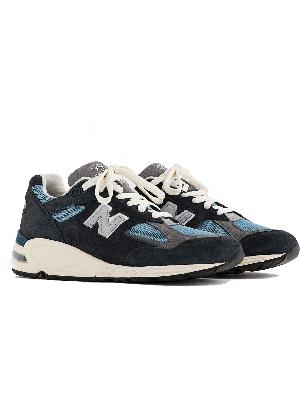 New Balance - Teddy Santis 990v2 Suede and Mesh Sneakers