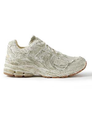 New Balance - 2002RD Distressed Suede and Mesh Sneakers