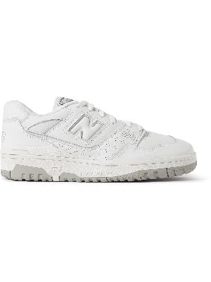 New Balance - 550 Mesh-Trimmed Leather Sneakers