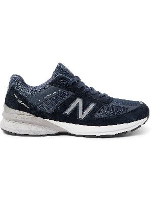 New Balance - M990V5 Suede and Mesh Sneakers
