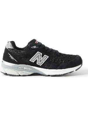 New Balance - 990v3 Suede and Mesh Sneakers