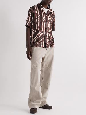 Nicholas Daley - Aloha Convertible-Collar Printed Twill Shirt