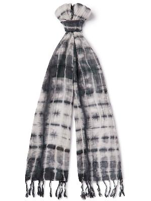 Nicholas Daley - Tie-Dyed Cotton-Voile Scarf