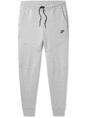 Nike - Sportswear Tapered Logo-Print Cotton-Blend Tech-Fleece Sweatpants