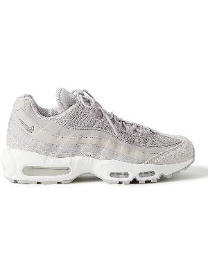 Nike - Air Max 95 Panelled Nubuck, Suede, Mesh and Canvas Sneakers