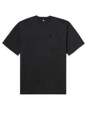 Nike - Sportswear Club Logo-Embroidered Cotton-Jersey T-Shirt