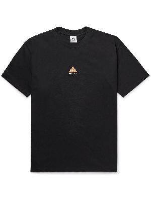 Nike - ACG Logo-Embroidered Jersey T-Shirt