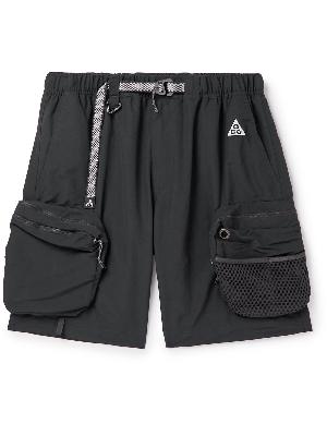 Nike - ACG Snowgrass Wide-Leg Belted Nylon Cargo Shorts