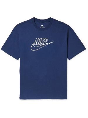 Nike - NSW Logo-Embroidered Cotton-Jersey T-Shirt