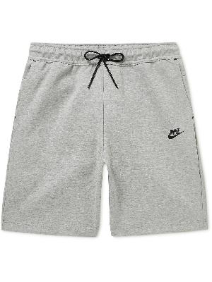 Nike - Straight-Leg Cotton-Blend Tech-Fleece Drawstring Shorts