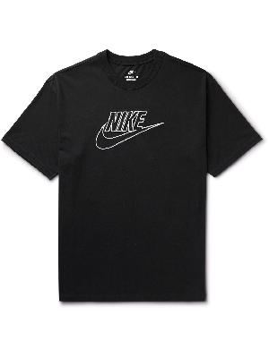 Nike - Sportswear Logo-Embroidered Cotton-Jersey T-Shirt