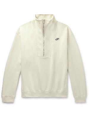 Nike - Sportswear Circa Logo-Print Jersey Half-Zip Sweatshirt