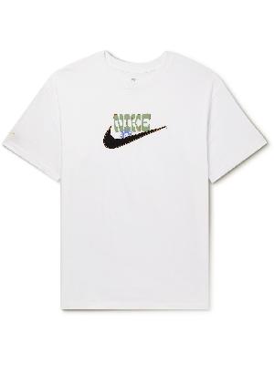 Nike - NSW Logo-Embroidered Cotton-Jersey T-Shirt