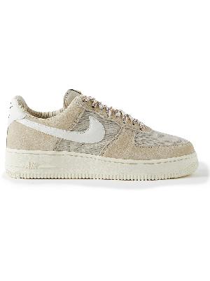 Nike - Air Force 1 '07 LV8 Suede and Canvas Sneakers