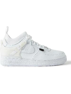 Nike - Undercover Air Force 1 Rubber-Trimmed Leather Sneakers