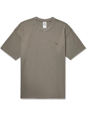Nike - NRG ACG Logo-Embroidered Jersey T-Shirt