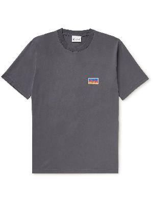 Norse Projects - Geoff McFetridge Johannes Mountains Logo-Appliquéd Organic Cotton-Jersey T-Shirt