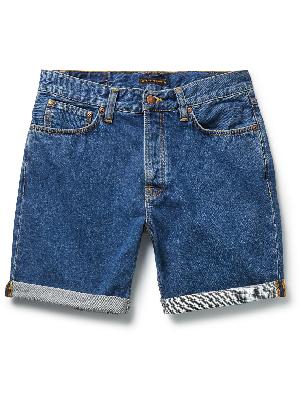 Nudie Jeans - Josh Straight-Leg Organic Denim Shorts