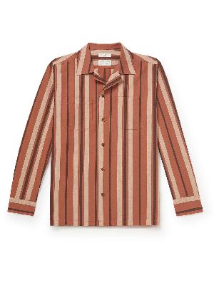 Nudie Jeans - Vincent Camping Camp-Collar Organic Cotton and Linen-Blend Shirt