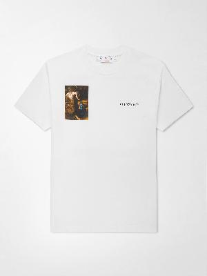 Off-White - Caravag Lute Printed Cotton-Jersey T-Shirt