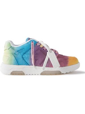 Off-White - Out of Office Tie-Dyed Canvas Sneakers
