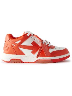 Off-White - Out of Office Leather Sneakers