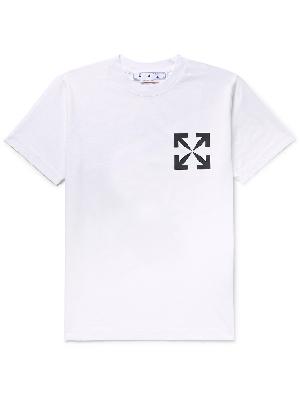 Off-White - Slim-Fit Logo-Print Cotton-Jersey T-Shirt