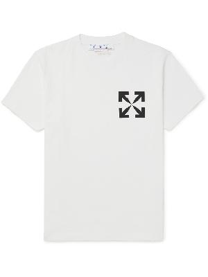 Off-White - Logo-Print Cotton-Jersey T-shirt