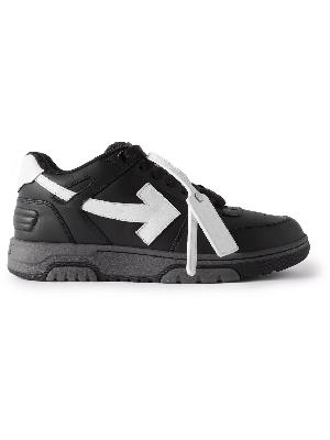 Off-White - Out of Office Leather Sneakers