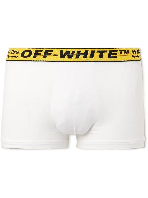 Off-White - Stretch-Cotton Boxer Briefs