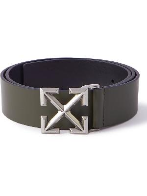 Off-White - Arrow 3cm Reversible Leather Belt
