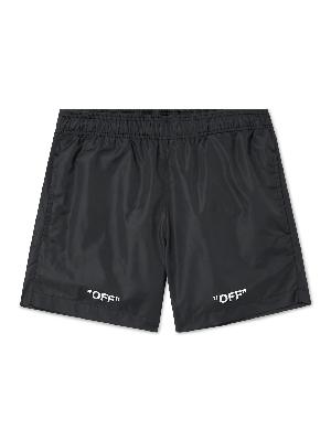 Off-White - Short-Length Printed Swim Shorts