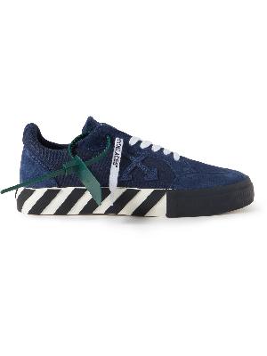 Off-White - Suede and Canvas Sneakers