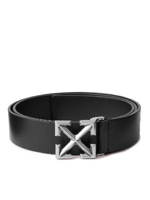 Off-White - Arrow 3.5cm Leather Belt