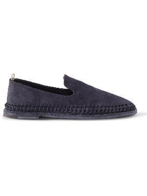 Officine Creative - Miles Braided Suede Loafers