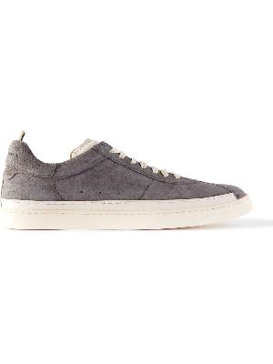 Officine Creative - Karma Leather-Trimmed Suede Sneakers