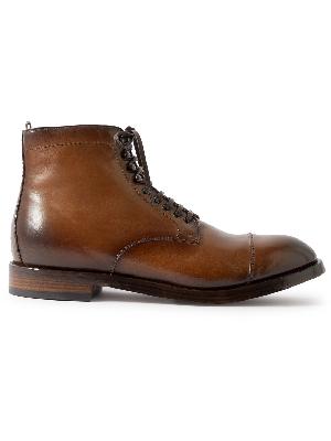 Officine Creative - Temple Burnished-Leather Boots