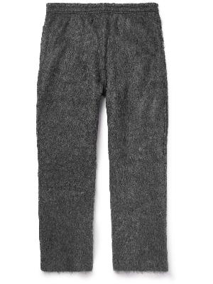 Our Legacy - Reduced Straight-Leg Brushed-Knit Trousers