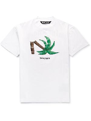 Palm Angels - Logo-Print Cotton-Jersey T-Shirt