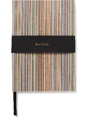 Paul Smith - Striped Canvas Notebook