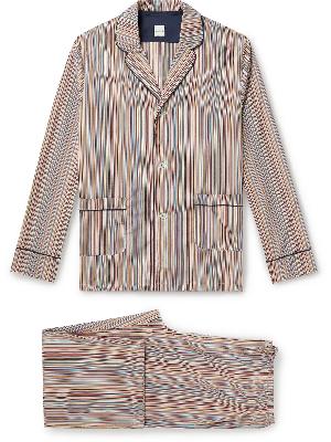 Paul Smith - Striped Cotton-Poplin Pyjama Set
