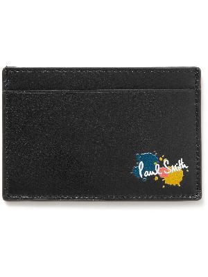 Paul Smith - Logo-Print Leather Cardholder