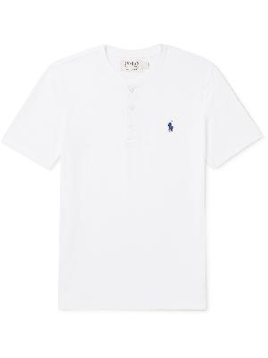 Polo Ralph Lauren - Slim-Fit Logo-Embroidered Cotton-Jersey Henley T-shirt