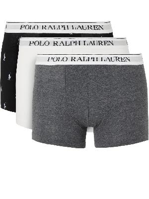 Polo Ralph Lauren - Three-Pack Stretch-Cotton Jersey Boxer Briefs