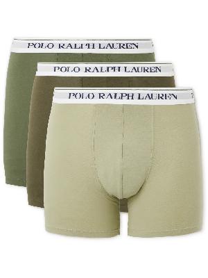 Polo Ralph Lauren - Three-Pack Stretch-Cotton Jersey Boxer Briefs