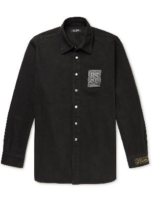 Raf Simons - Logo-Appliquéd Cotton-Denim Shirt