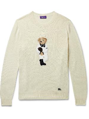Ralph Lauren Purple label - Logo-Appliqued Cashmere Sweater