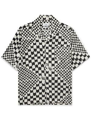 Rhude - Camp-Collar Checked Cotton-Twill Shirt