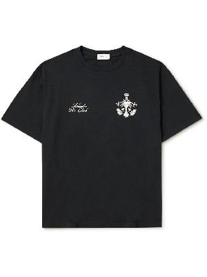 Rhude - Wine Club Logo-Print Cotton-Jersey T-Shirt