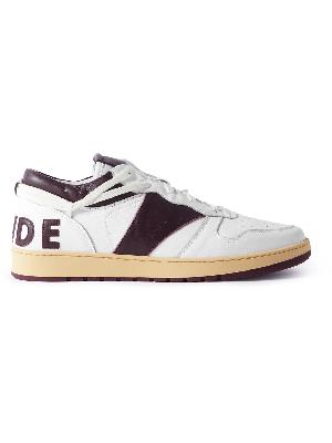 Rhude - Rhecess Colour-Block Distressed Leather Sneakers